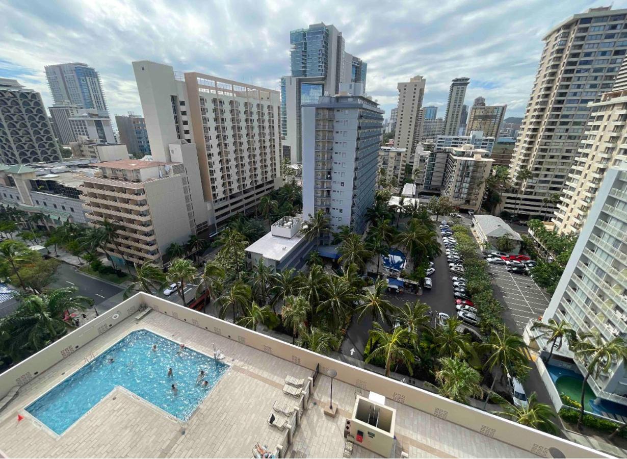 1414- Heart Of Waikiki With Kitchen - Free Parking - City View Honolulu Ngoại thất bức ảnh